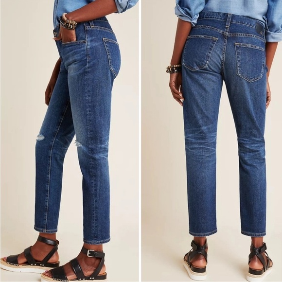 AG 26x27 Ex-Boyfriend Slouchy Slim Jeans 0540 midrise jeans mid rise - Picture 2 of 11